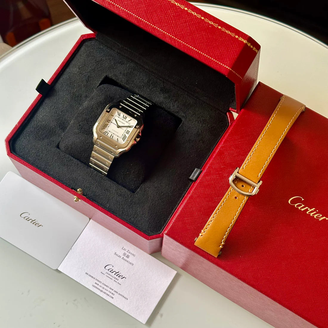 Cartier Santos de Super Clone Swiss Machine