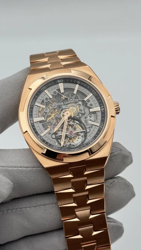 Vacheron Constantin Overseas Tourbillon Skeleton Super Clone Swiss Machine