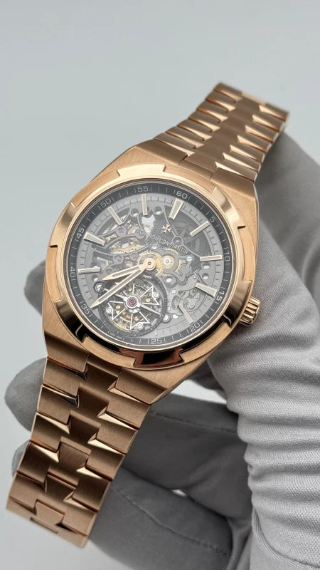 Vacheron Constantin Overseas Tourbillon Skeleton Super Clone Swiss Machine