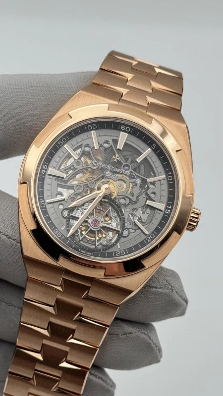 Vacheron Constantin Overseas Tourbillon Skeleton Super Clone Swiss Machine