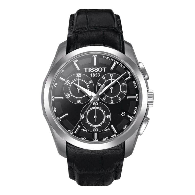 Tissot Couturier Chronograph leather Mirror Original