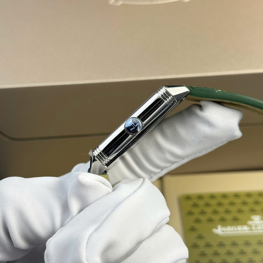 jaeger lecoultre leather green dial Super clone swiss machine