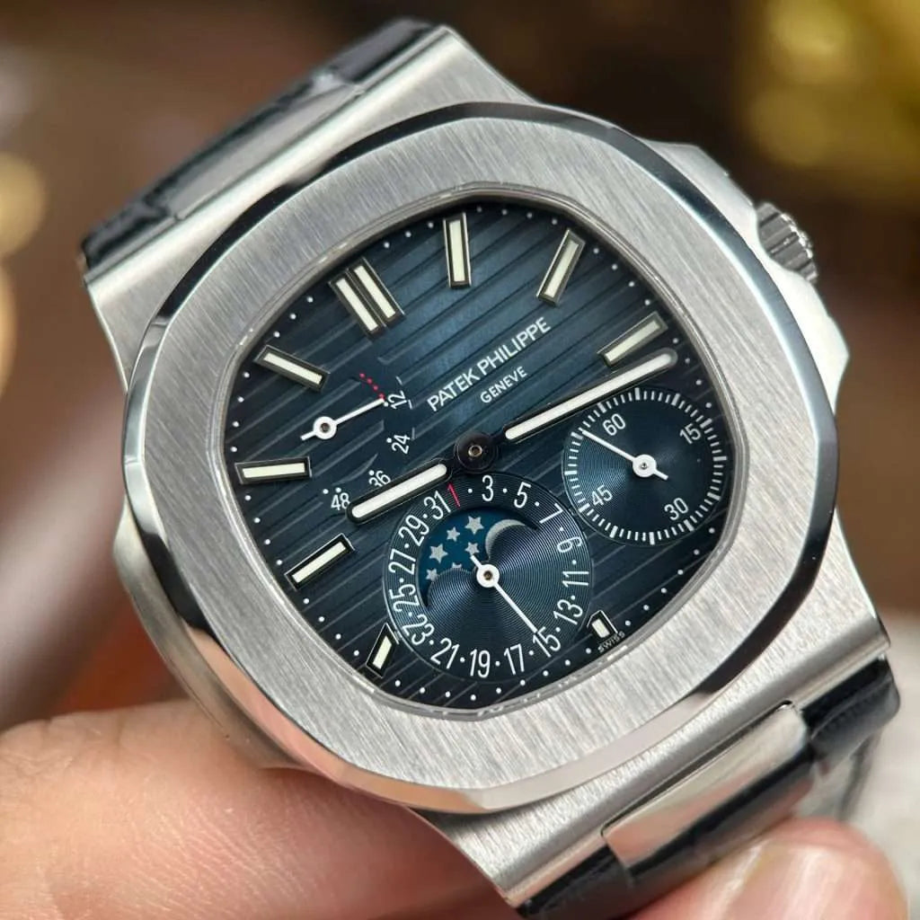 Patek Philippe Nautilus Moon Phase Super Clone Swiss Machine