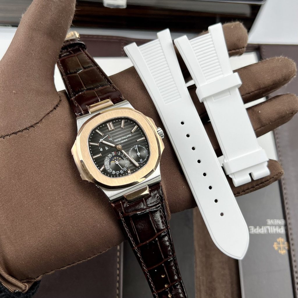 Patek Philippe Nautilus Moon Phase Super Clone Swiss Machine