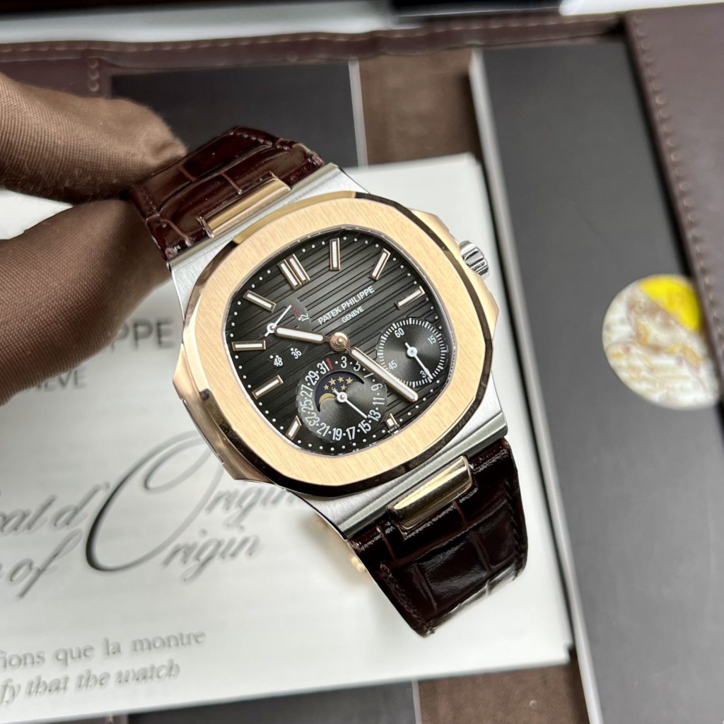 Patek Philippe Nautilus Moon Phase Super Clone Swiss Machine