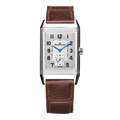jaeger lecoultre leather white dial Super clone swiss machine