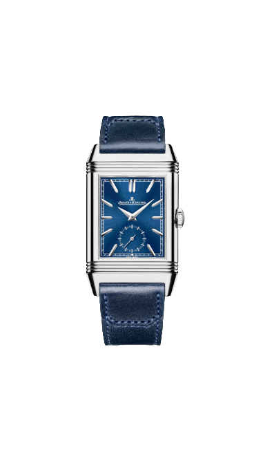 jaeger lecoultre leather blue dial Super clone swiss machine