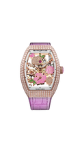 frank muller skeleton flower dial super clone swiss machine
