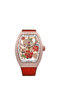 frank muller skeleton flower dial super clone swiss machine