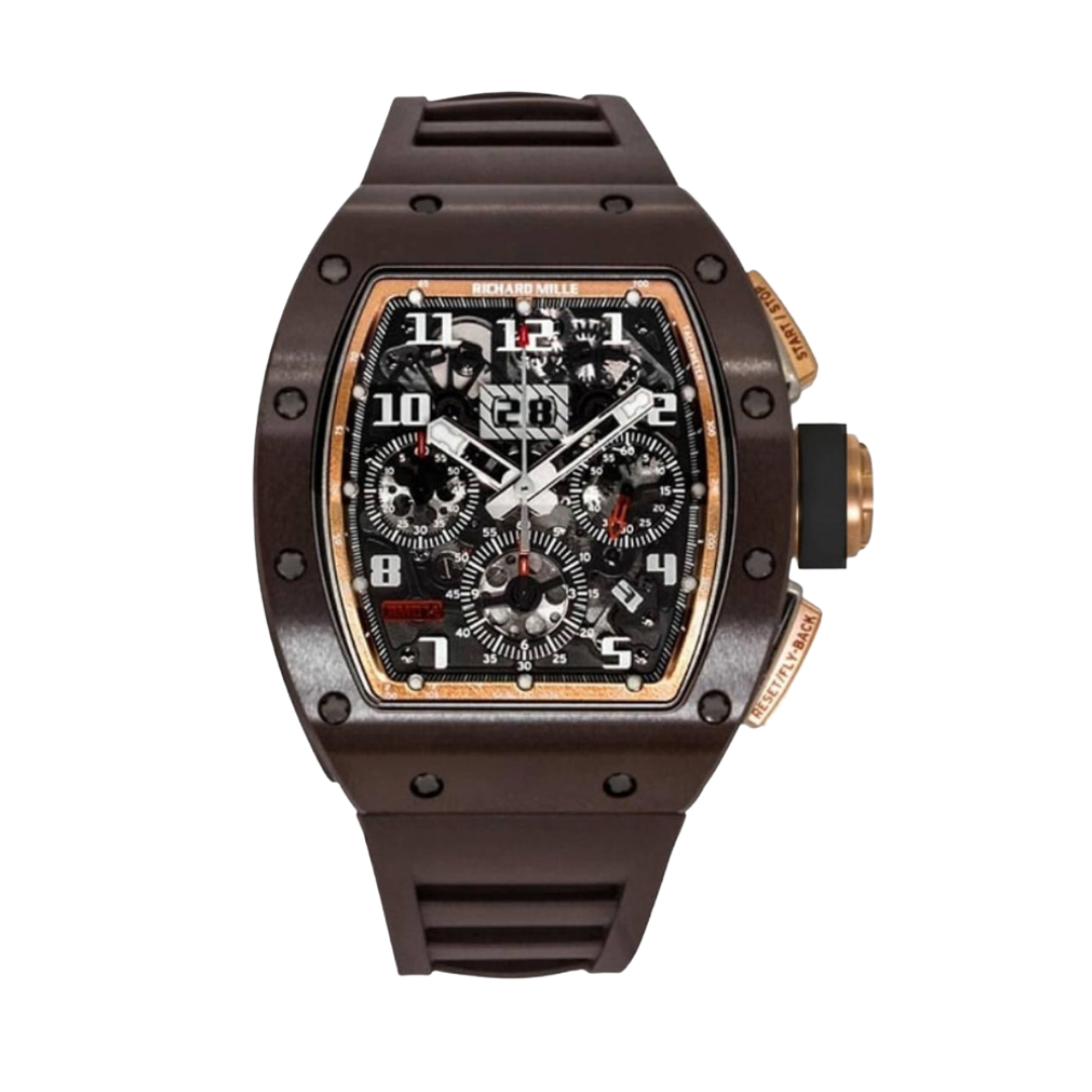 RICHARD MILLE RM 011 BROWN  ASIA EDITION super clone swiss machine
