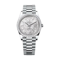 Rolex DayDate Platinum  Meteorite dial Super Clone Swiss Machine