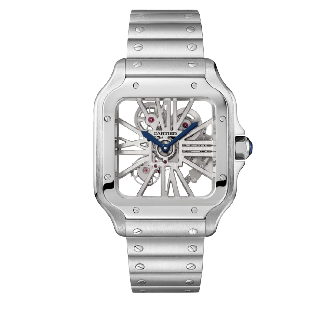 Cartier Santos skeleton mirror original