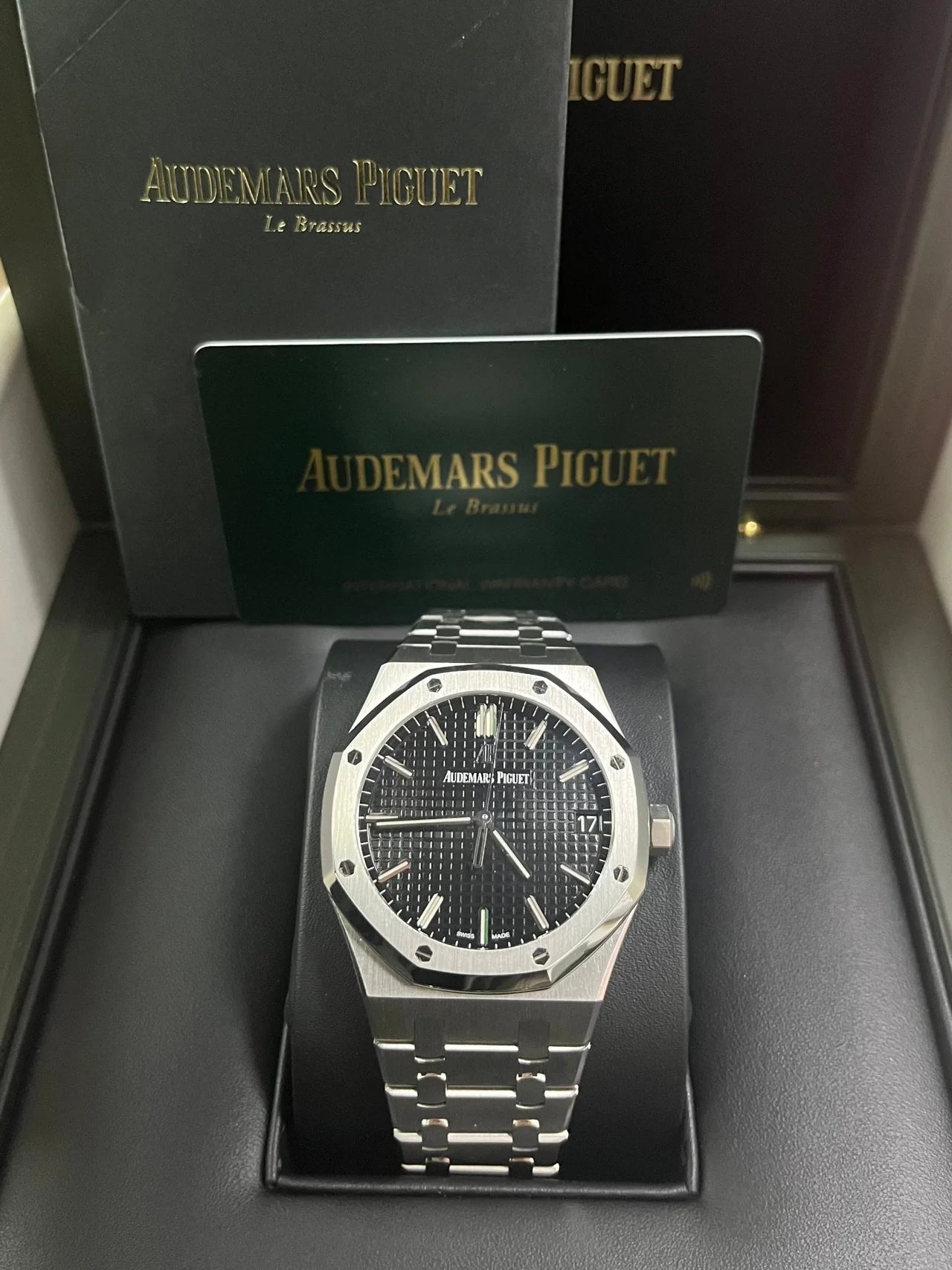 AUDEMARS Piguet Royal Oak Black Super Clone Swiss Machine
