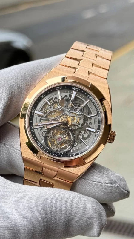 Vacheron Constantin Overseas Tourbillon Skeleton Super Clone Swiss Machine
