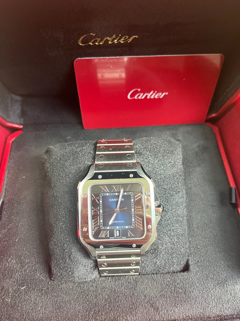 Cartier Santos de Super Clone Swiss Machine