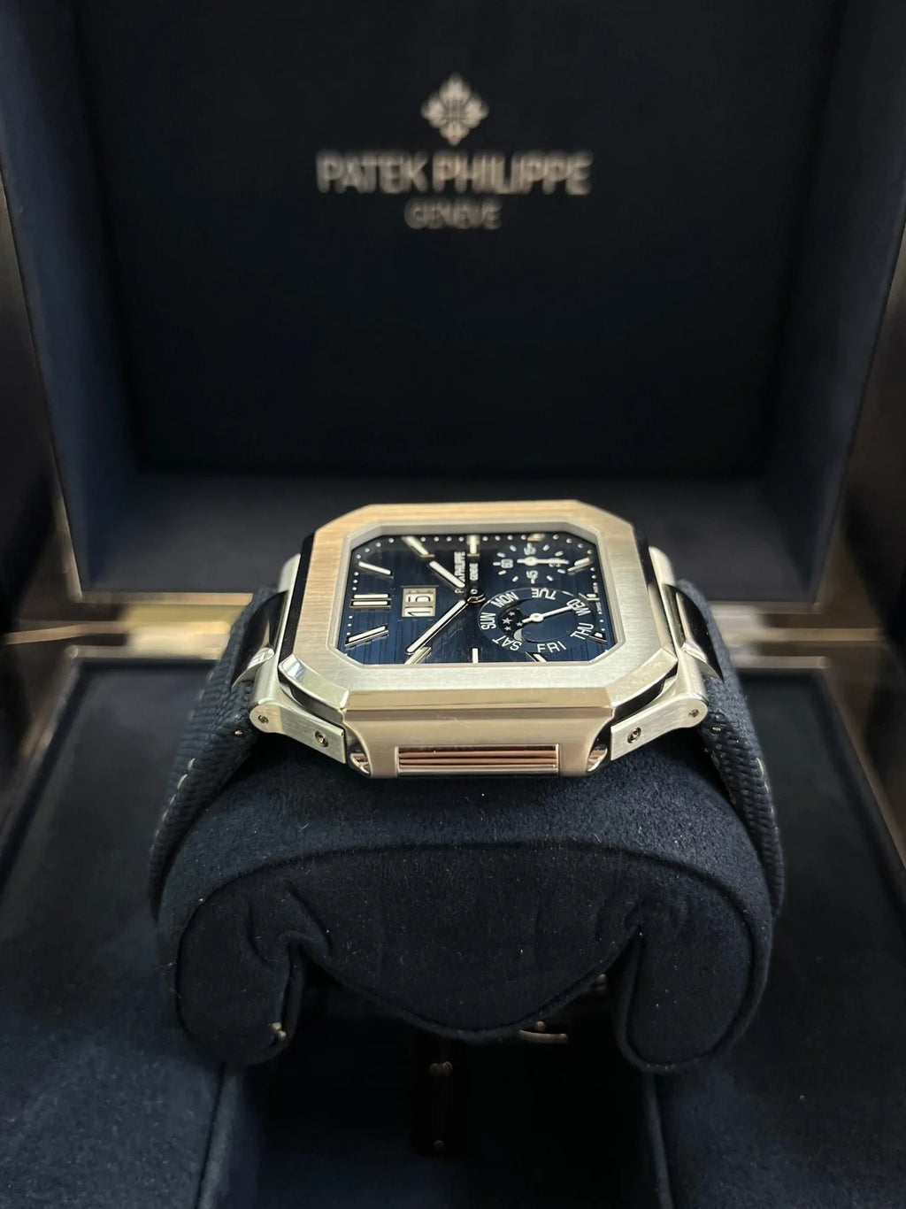 Patek Philippe Cubitus Platinum Case Sunburst  Super Clone Swiss Machine