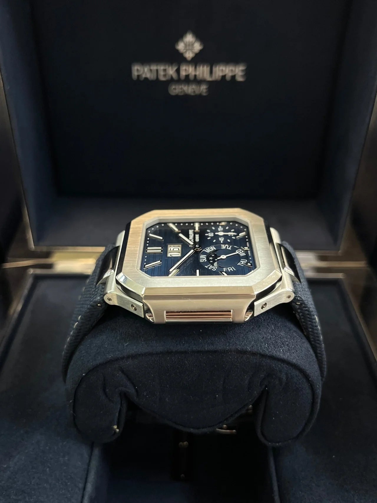 Patek Philippe Cubitus Platinum Case Sunburst  Super Clone Swiss Machine