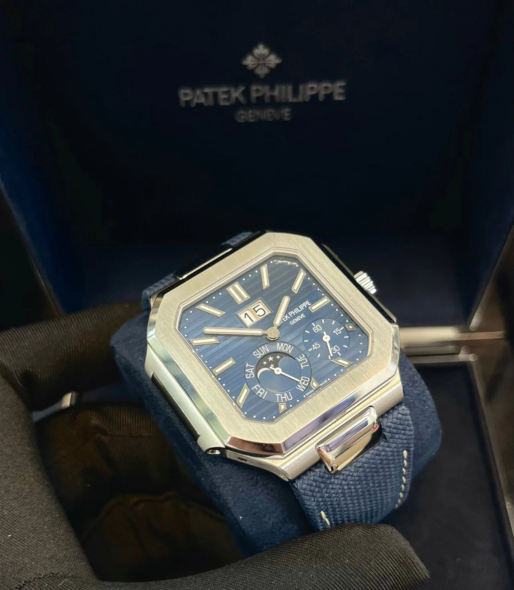 Patek Philippe Cubitus Platinum Case Sunburst  Super Clone Swiss Machine