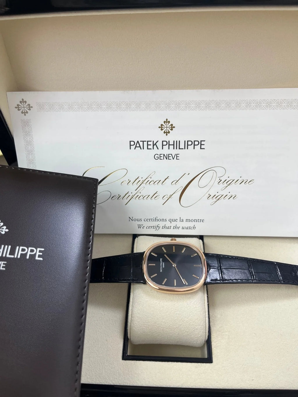 Patek Philippe Golden Ellipse Super Clone Swiss Machine