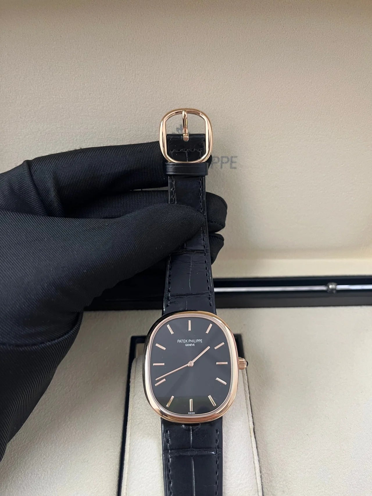 Patek Philippe Golden Ellipse Super Clone Swiss Machine