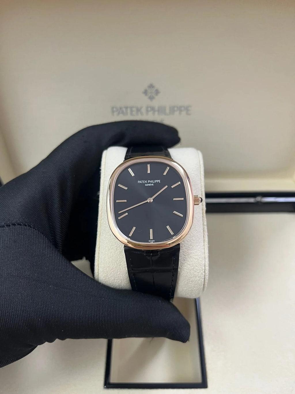 Patek Philippe Golden Ellipse Super Clone Swiss Machine
