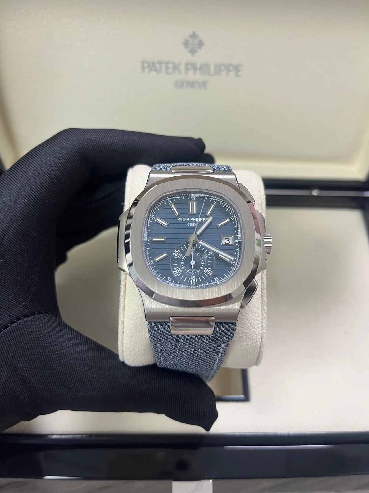 Patek Philippe Nautilus Flyback Chronograph Super Clone Swiss Machine