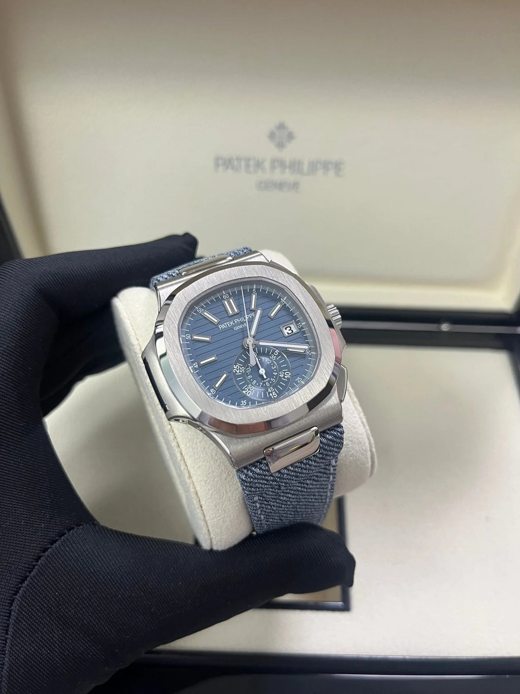 Patek Philippe Nautilus Flyback Chronograph Super Clone Swiss Machine