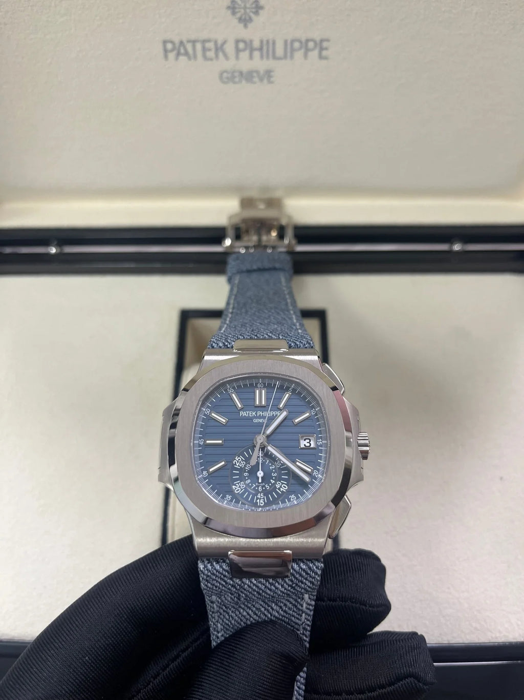 Patek Philippe Nautilus Flyback Chronograph Super Clone Swiss Machine