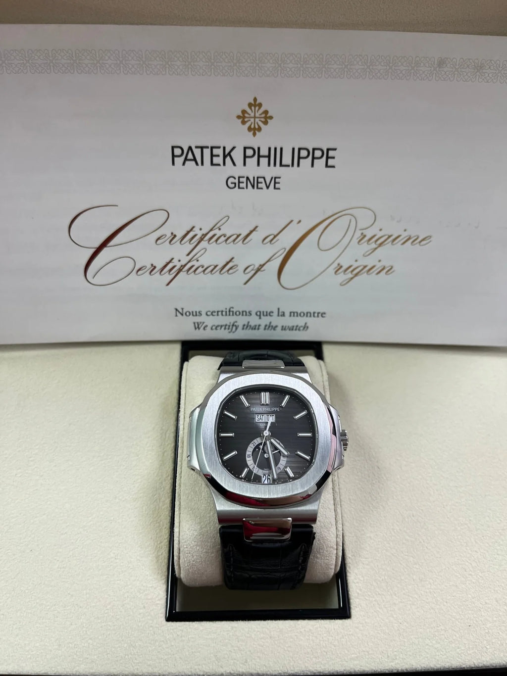 Patek Philippe Nautilus Calender Moon Phase Super Clone Swiss Machine
