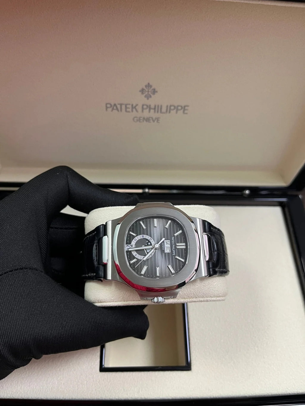 Patek Philippe Nautilus Calender Moon Phase Super Clone Swiss Machine