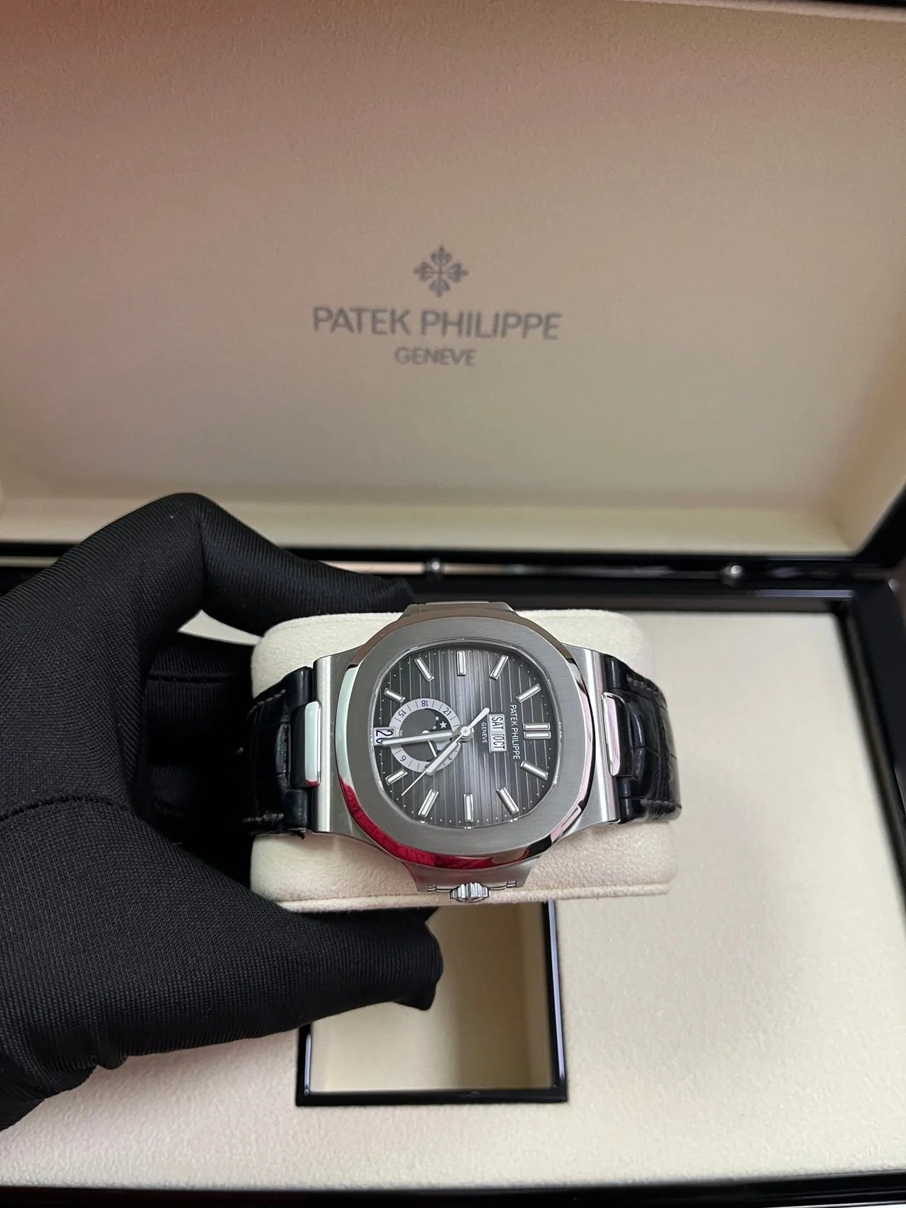 Patek Philippe Nautilus Calender Moon Phase Super Clone Swiss Machine