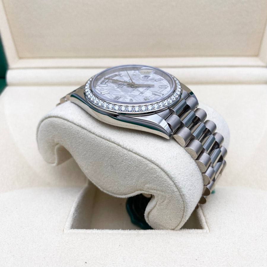 Rolex DayDate Platinum  Meteorite dial Super Clone Swiss Machine