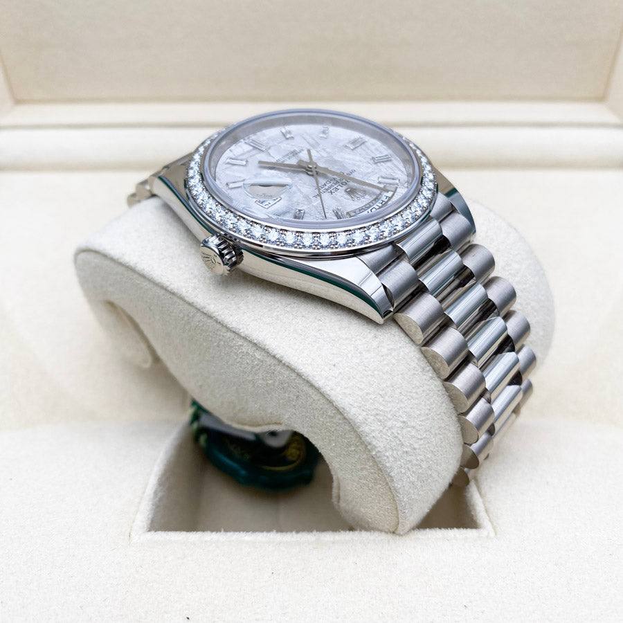 Rolex DayDate Platinum  Meteorite dial Super Clone Swiss Machine