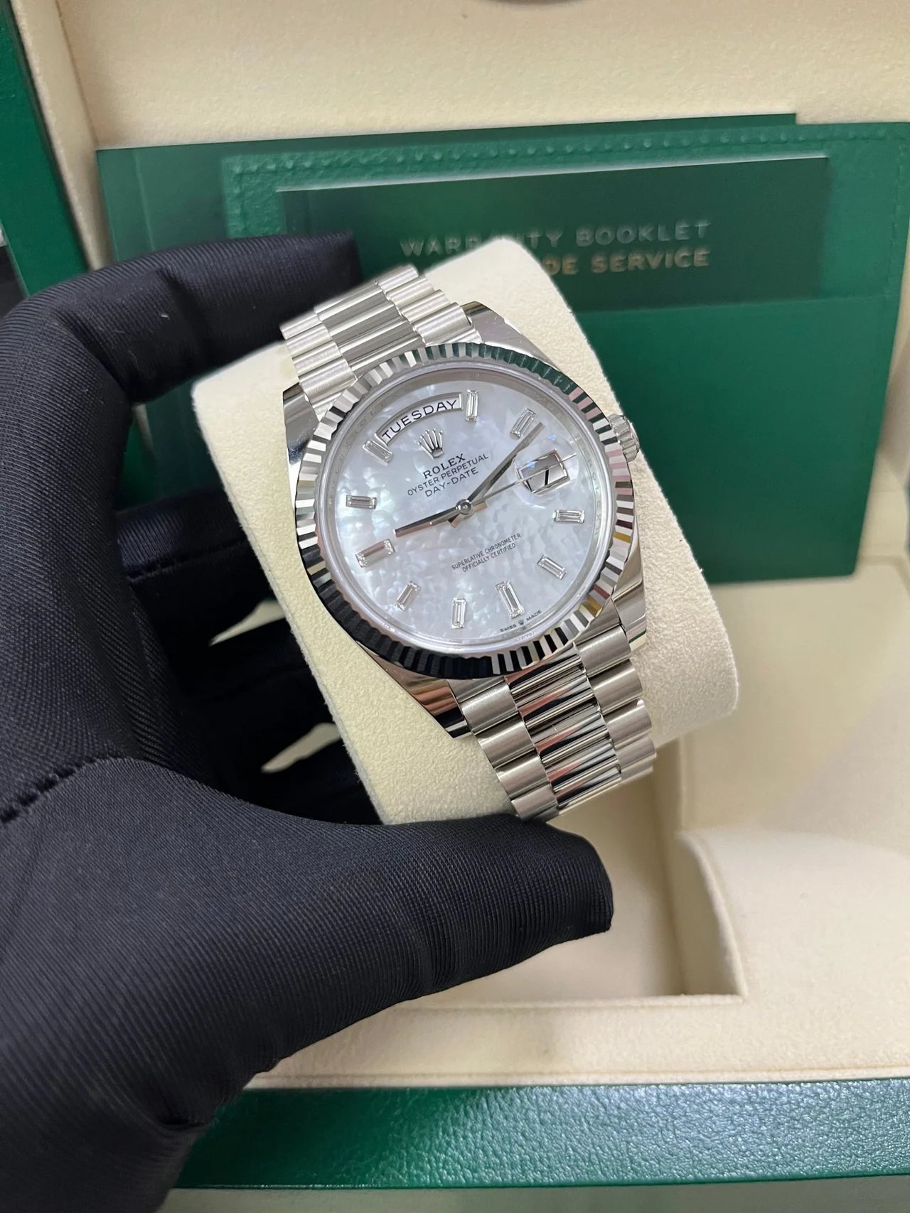 Rolex DayDate Mother Of Pearl Super Clone Swiss Machine
