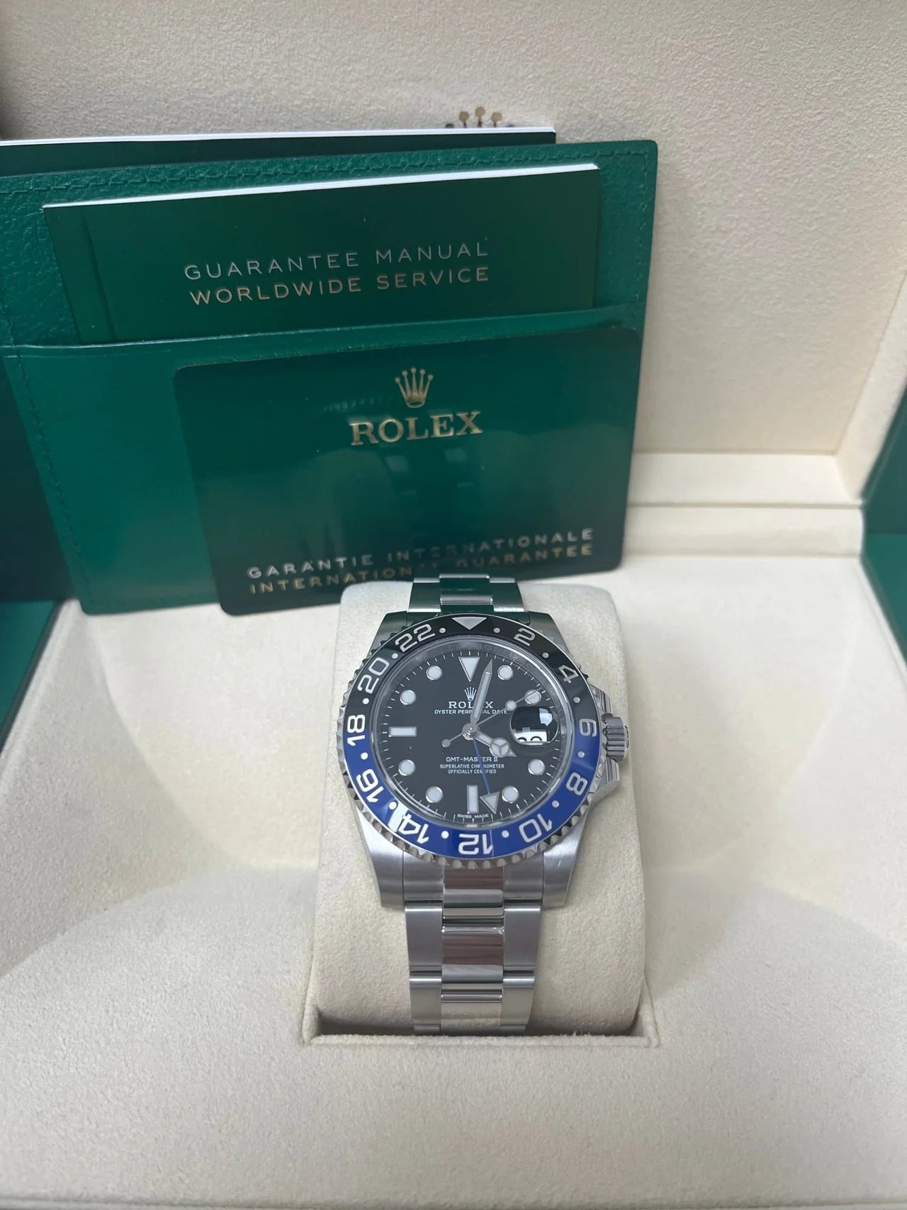 Rolex GMT Master batman Super Clone Swiss Machine
