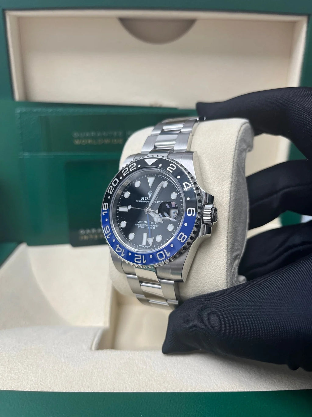 Rolex GMT Master batman Super Clone Swiss Machine