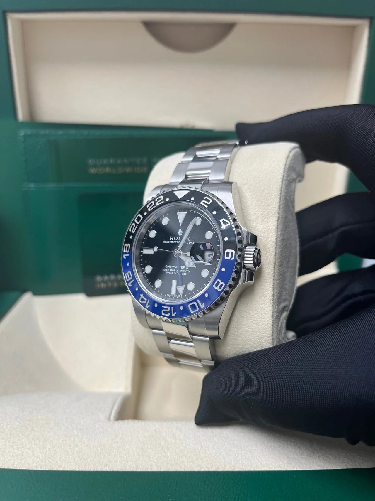 Rolex GMT Master batman Super Clone Swiss Machine